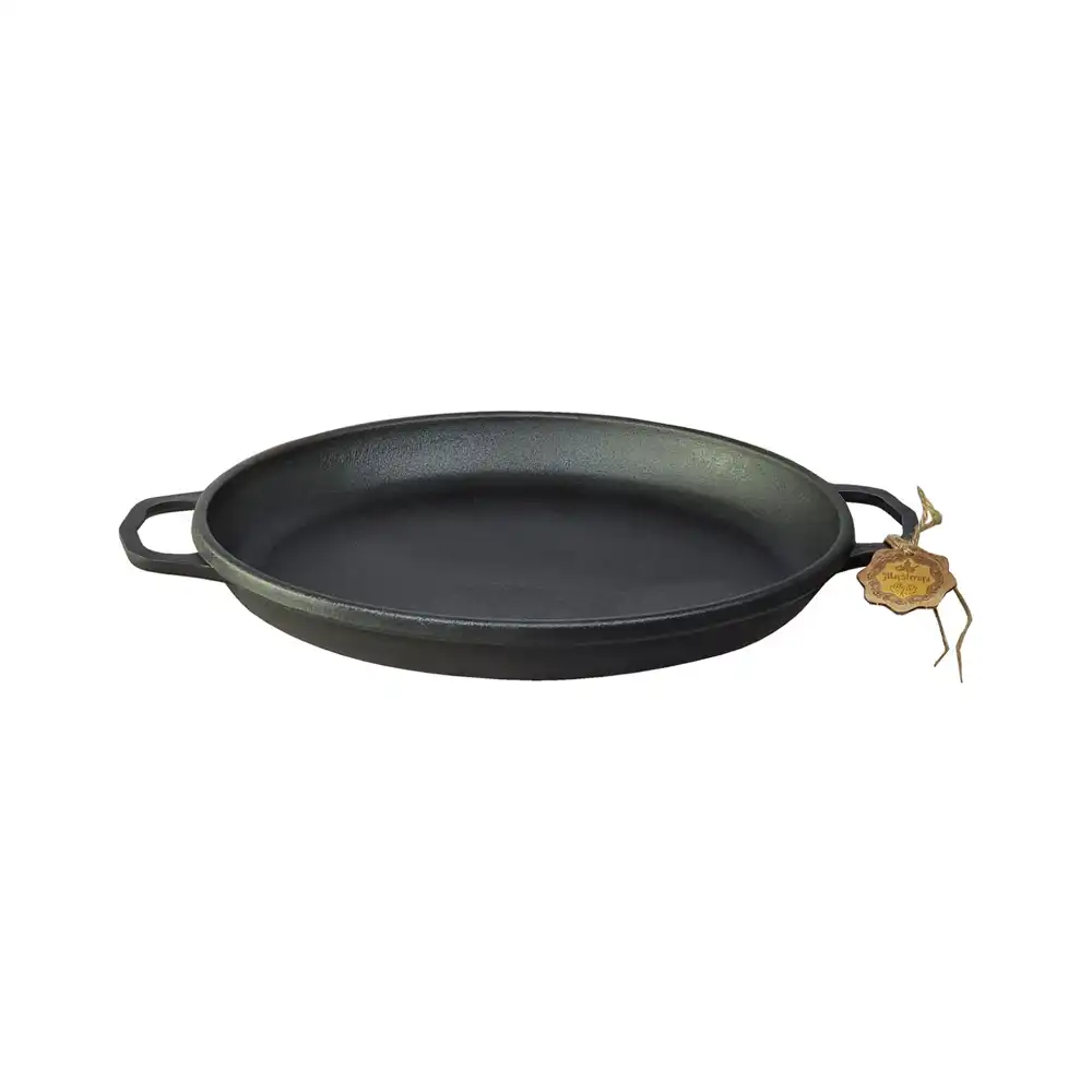 Ceaun din fonta, tip Wok cu capac 8L - imagine 3