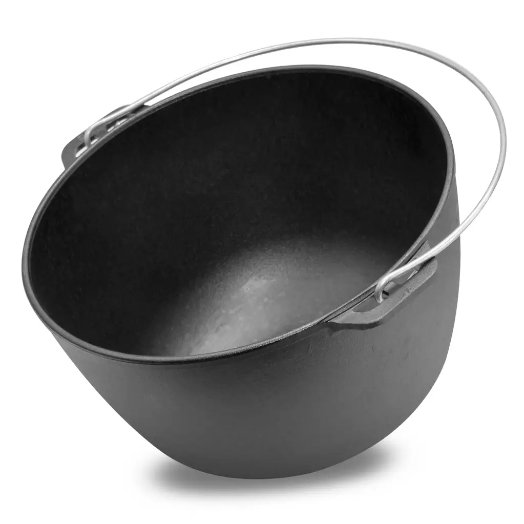 Ceaun din fonta, cu capac 10L - imagine 2