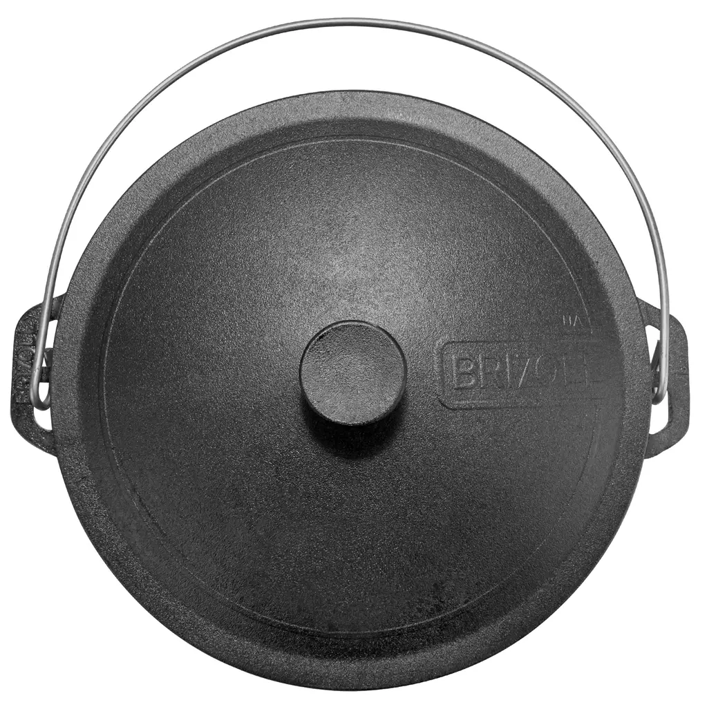 Ceaun din fonta, cu capac 10L - imagine 3