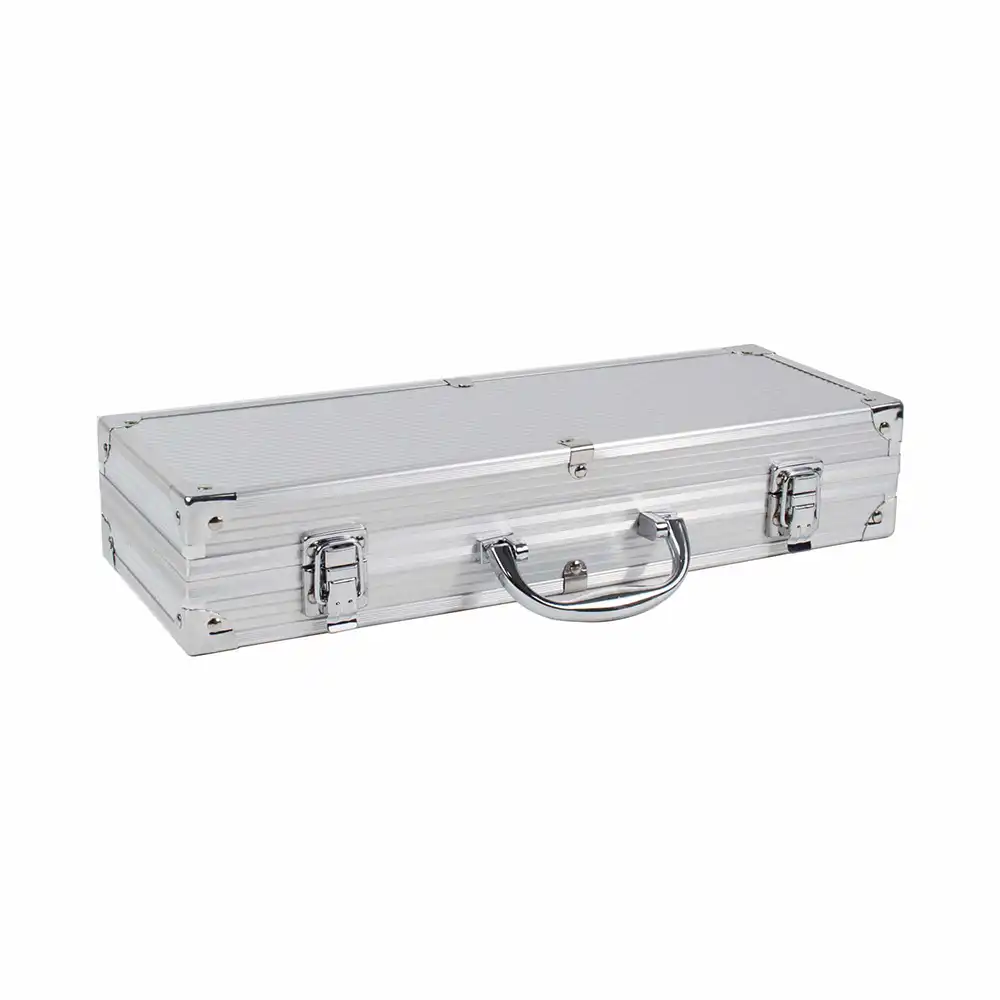 Set ustensile gratar, cu diplomat din aluminiu 5 Pcs - imagine 5