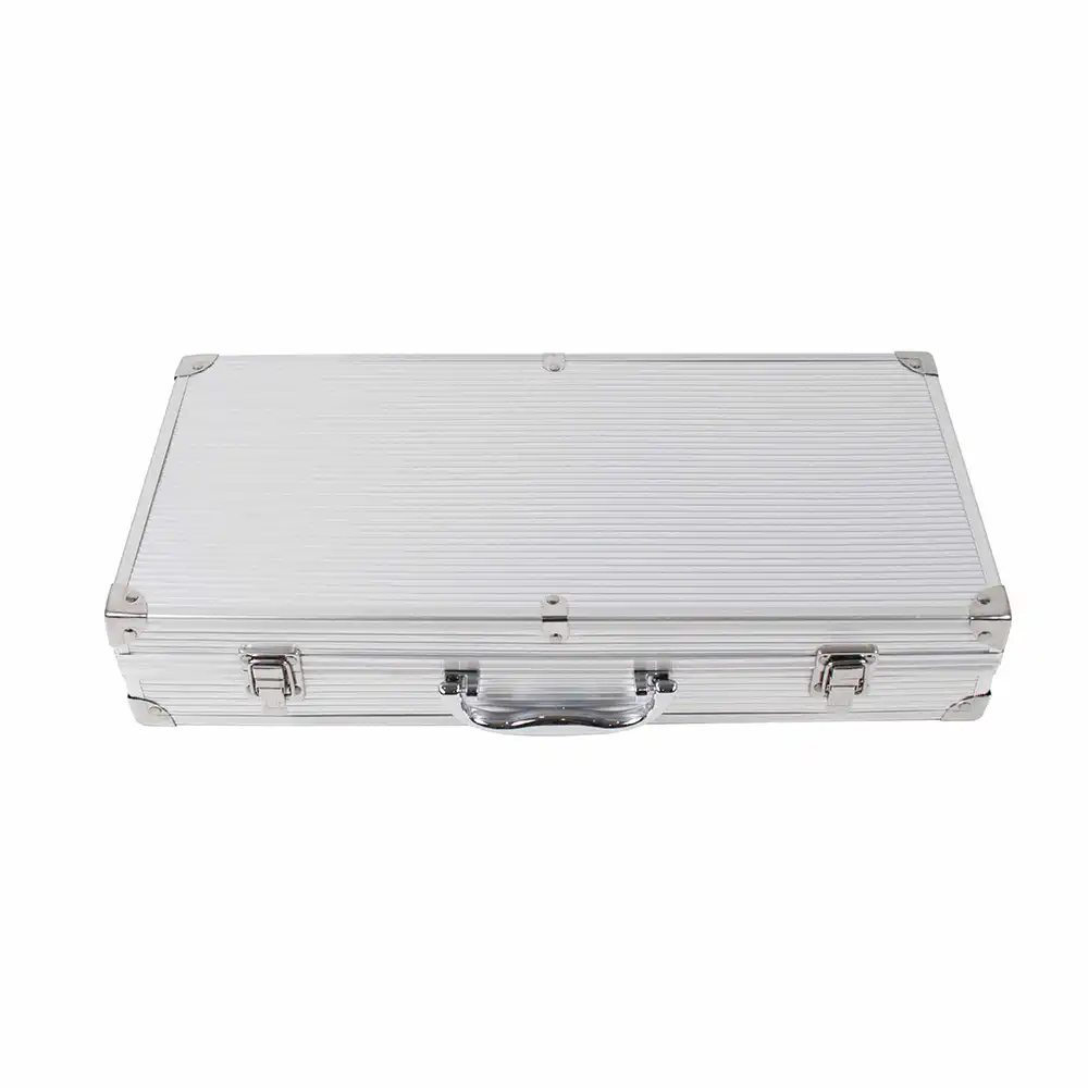 Set ustensile gratar, cu diplomat din aluminiu 10 Pcs - imagine 5
