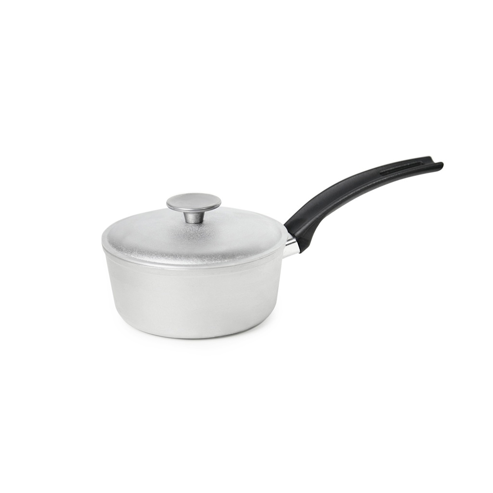 Ceaun aluminiu cu maner si capac 3L