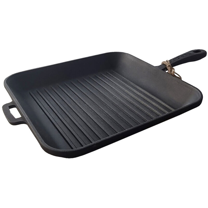 Tigaie fonta grill 28x28 cm