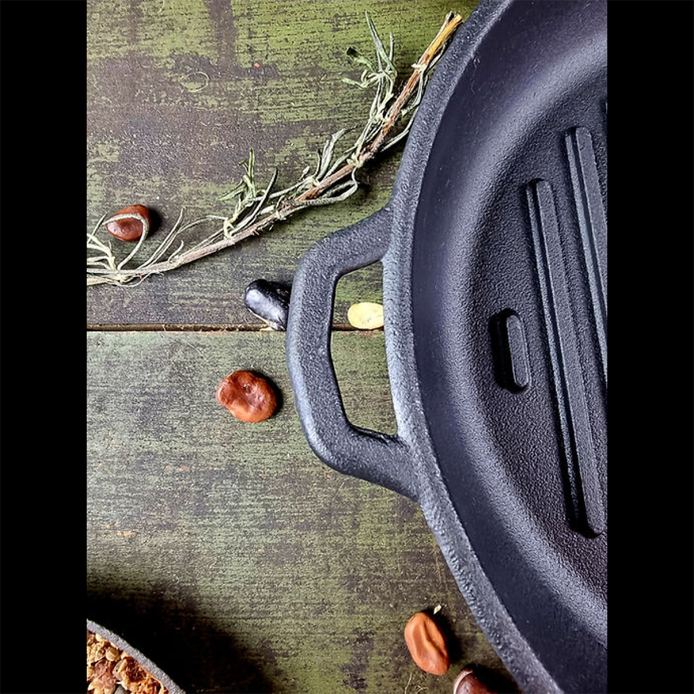 Tigaie fonta grill adanca, 24 cm T308 - imagine 6