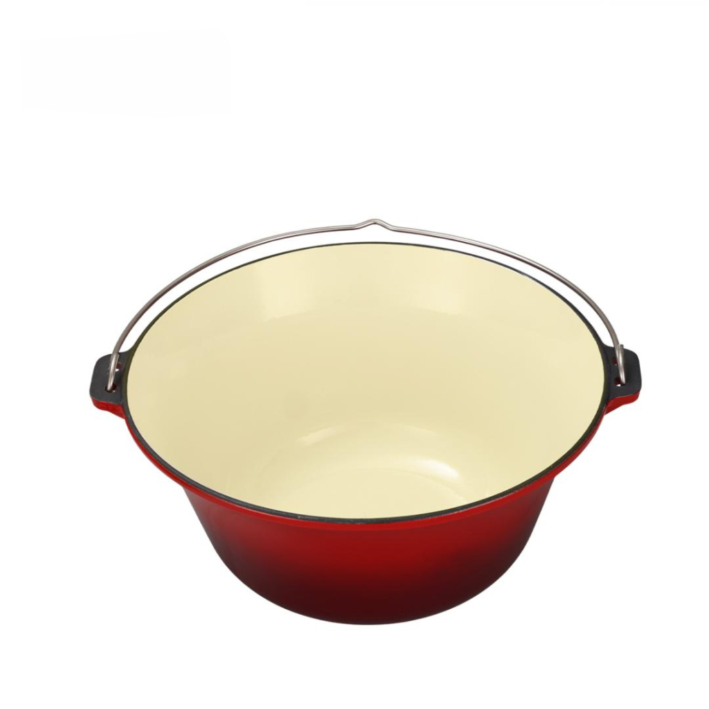 Ceaun din Fonta Emailat 37x17,5 cm 10L - imagine 2